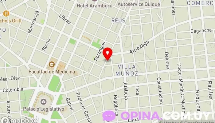 mapa de Casa Sofia Juguetería en Montevideo