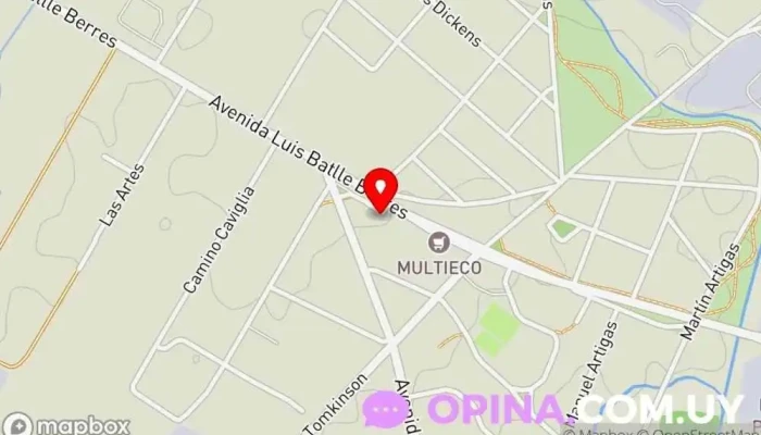 mapa de CASH Paso de la Arena Agencia de préstamos en Montevideo