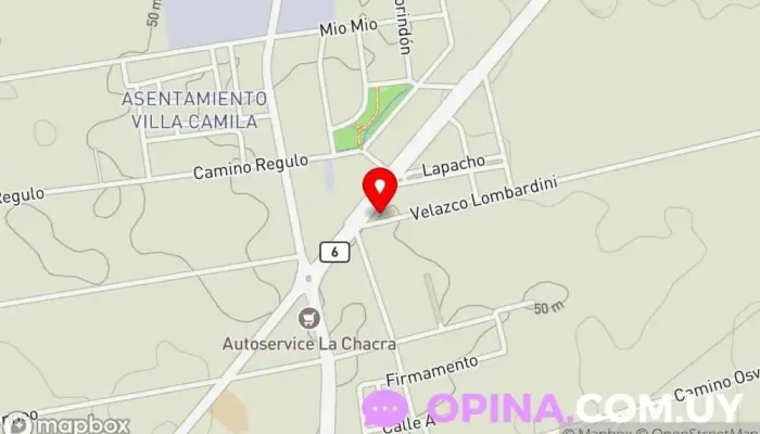 mapa de CASMU Consultorio Belloni Clínica ambulatoria, Hospital en Montevideo