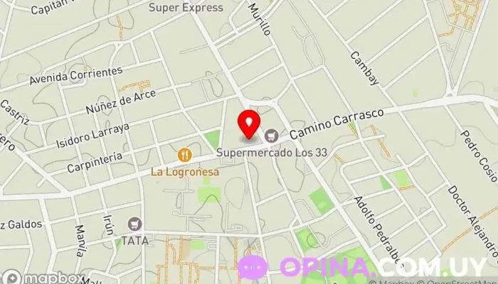 mapa de CASMU | Malvin Norte | Centro Médico Hospital general, Hospital, Centro médico en Montevideo