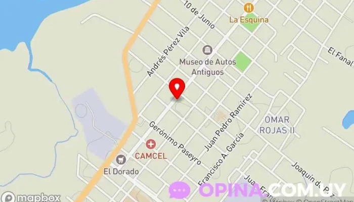 mapa de C.D.E.I Centro deportivo en Rio Branco