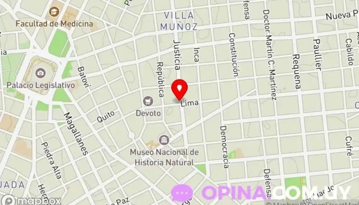 mapa de CECIPack Tienda de regalos, Papelería en Montevideo