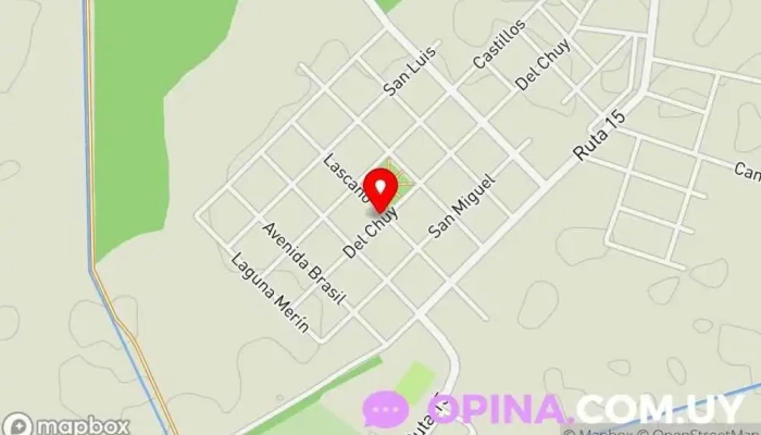 mapa de Centro Atencion Ciudadana Cajeros automáticos en Cebollatí