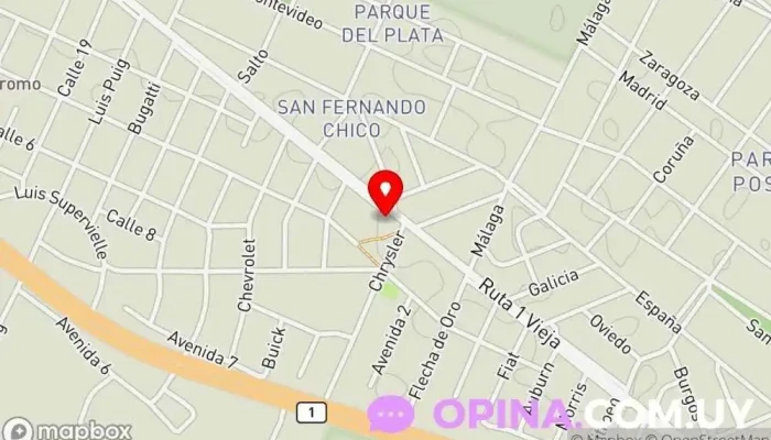 mapa de Centro Cívico Ciudad del Plata Librería en Ciudad del Plata