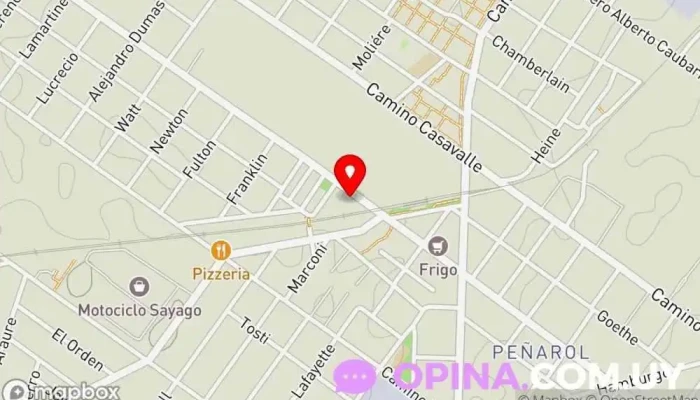 mapa de Centro Cultural Artesano Centro cultural, Auditorio, Teatro en Montevideo