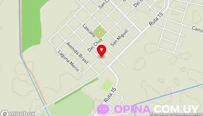 mapa de Centro Cultural Don Lucas Techera Centro cultural en Cebollatí