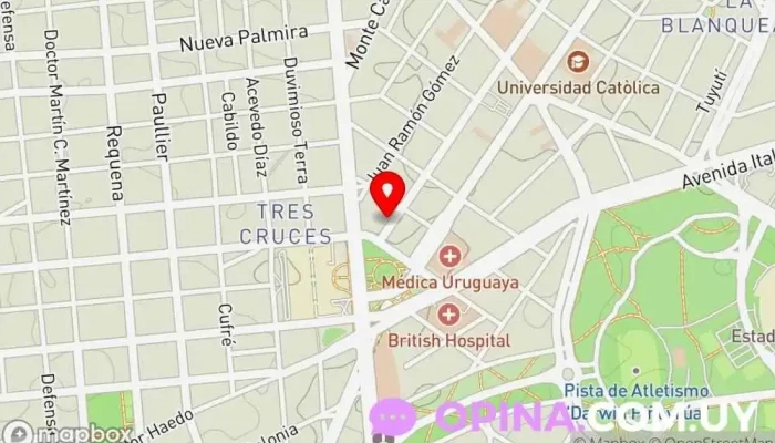 mapa de Centro de Educación Inicial 