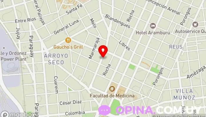 mapa de Centro de Entrenamiento Deportivo Integral Legionarios Boxing Club Club de boxeo, Escuela de boxeo, Gimnasio, Entrenador personal, Club deportivo en Montevideo
