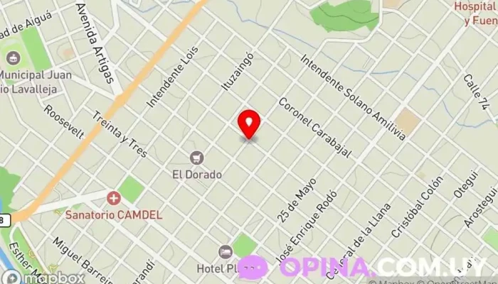 mapa de Centro de Imagen Minas Centro de diagnóstico por imagen en Minas