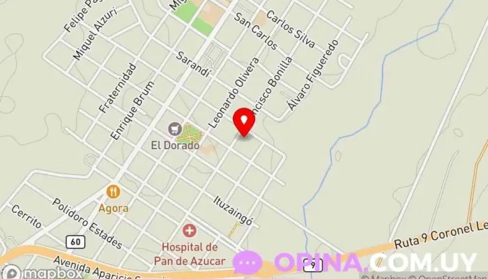 mapa de Centro de Ingés Pan de Azúcar (CIPA) Escuela en Pan de Azúcar