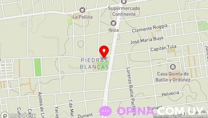 mapa de Centro de Salud 