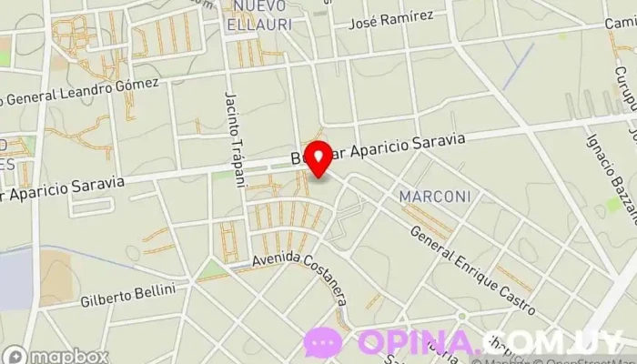 mapa de Centro de Salud Misurraco Centro de salud en Montevideo