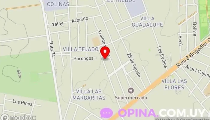 mapa de Centro Educativo Foeb Barros Blancos Centro educativo en Barros Blancos