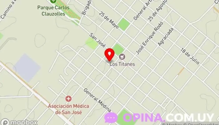 mapa de Centro InclusivaMente Centro de educación especial en Libertad