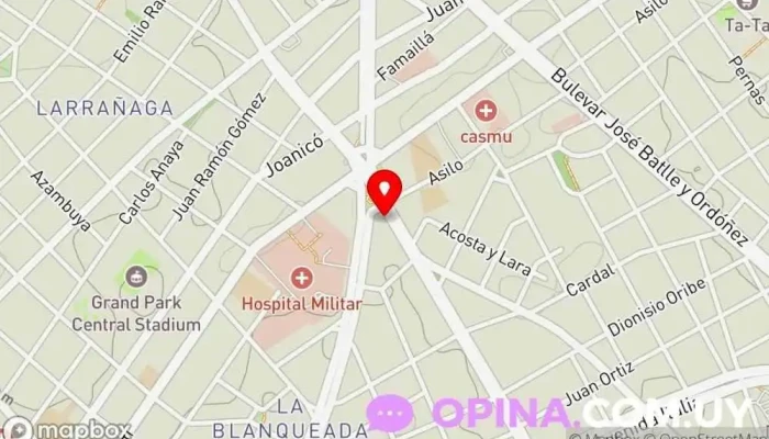 mapa de Centro integral ShantiGiama  en Montevideo