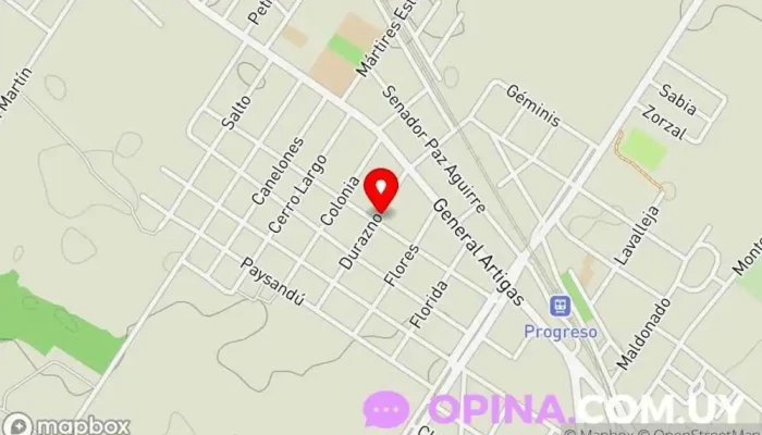 mapa de Centro Interdisciplinario Progreso (Ce.In.Pro) Centro de diagnóstico en Progreso