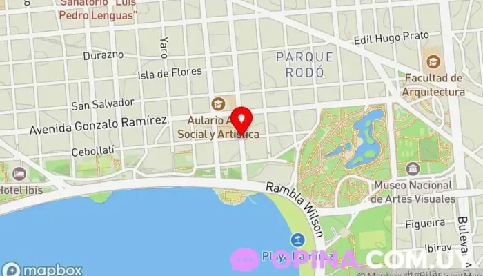 mapa de Centro Izcali Centro de rehabilitación, Clínica psiquiátrica en Montevideo