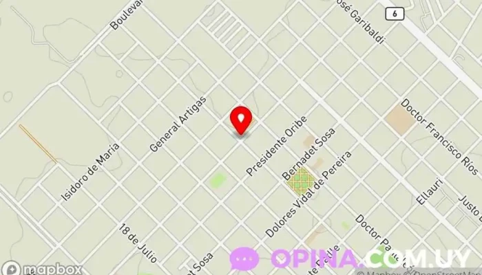 mapa de Centro MEC Sarandí del Yí Centro cultural en Sarandí del Yí