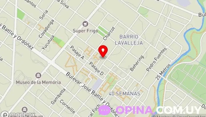 mapa de Centro Morel - Club de Niños y CAIF Centro de educación especial en Montevideo