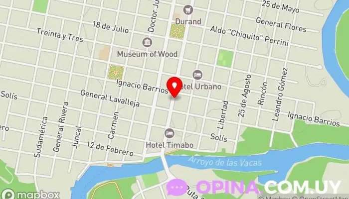 mapa de Centro Oftalmológico del Oeste Centro de oftalmología en Carmelo