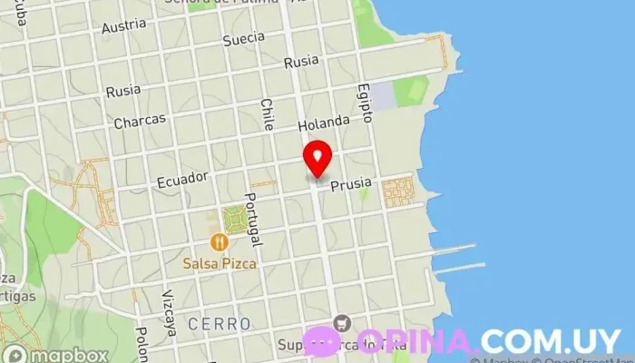 mapa de Centro Villeritos Centro Head Start en Montevideo