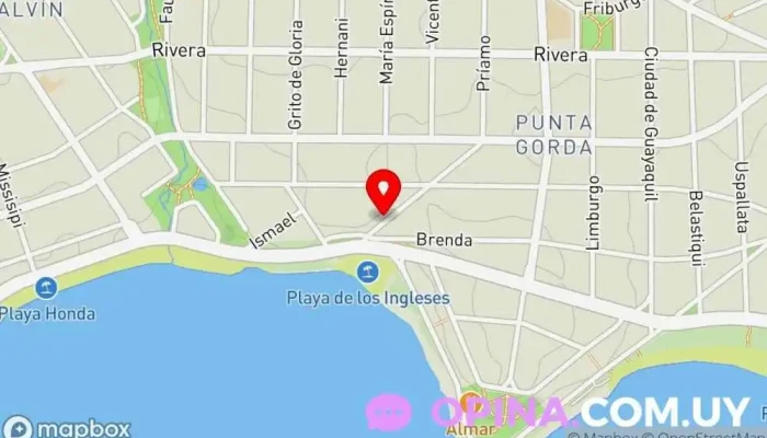 mapa de C&G Dermatología Láser Dermatólogo en Montevideo