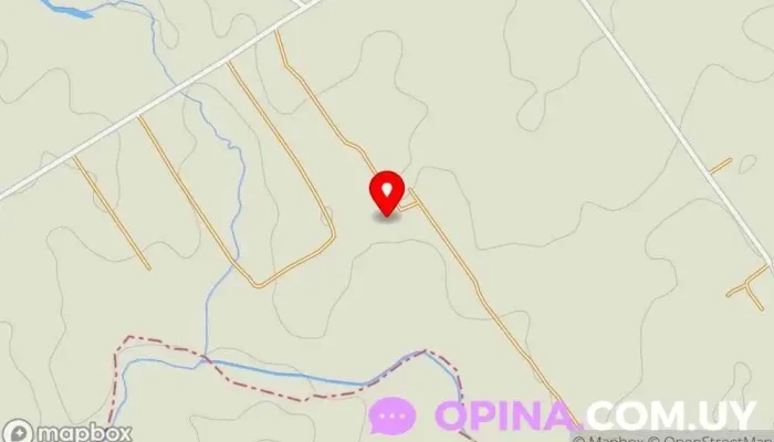 mapa de Chacra la Escondida Casa rural en Barros Blancos