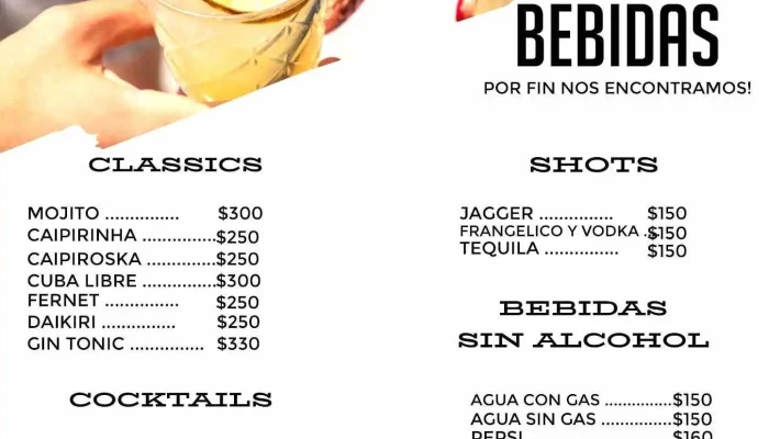 Charlies Restobar -  Menu - Punta del Este