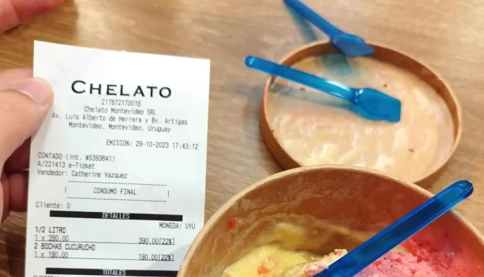 Chelato Helados -  Comentario 3 - Montevideo