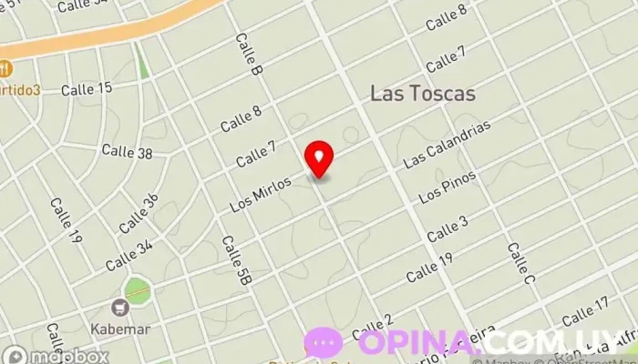 mapa de Chiches Centro Maternal Jardín de infancia en Las Toscas