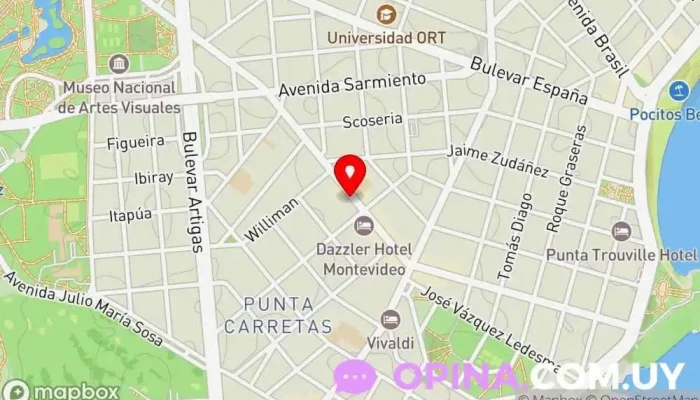 mapa de Children's Garden Jardín de infancia en Montevideo