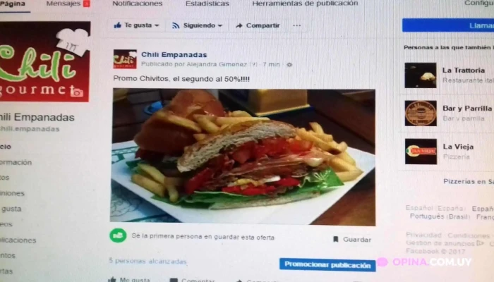 Chili Empanadas -  Menu - Salto