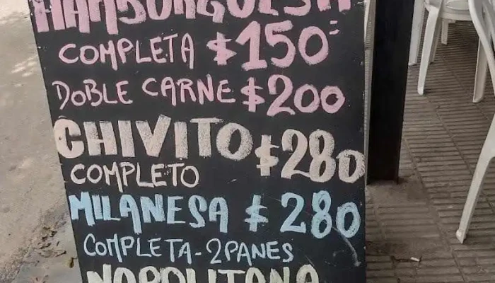 Chiveteria Lo Del Pela Menu - Nueva Palmira