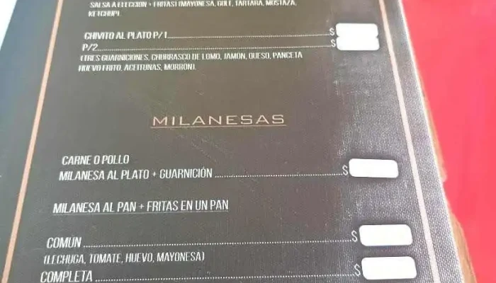 Chivi Rey -  Menu - Durazno