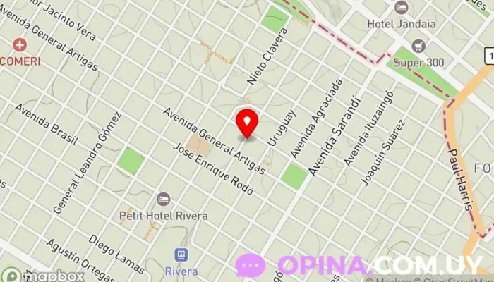 mapa de Christopher Marlow English Courses Academia de inglés en Rivera