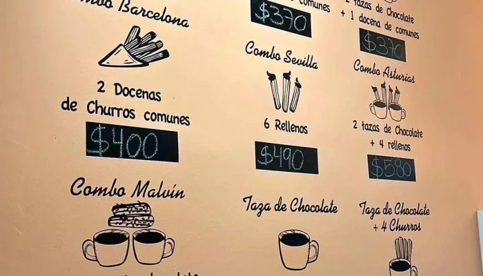 Churros La Valenciana El Pinar -  Menu - Ciudad de la Costa