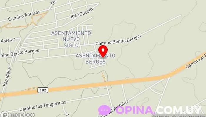 mapa de Churumbel Papelería en Montevideo