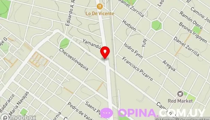 mapa de CIEI Escuela en Montevideo