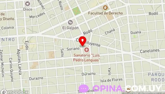 mapa de Círculo Láser Oftalmólogo en Montevideo