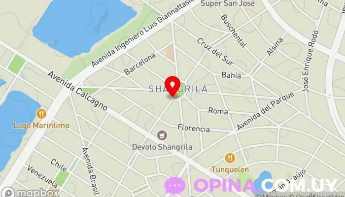 mapa de Ciudad de la Costa Agencia inmobiliaria en Ciudad de la Costa