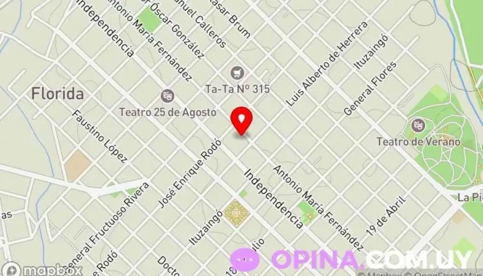 mapa de Clase de Sordos-Escuela 1 Escuela primaria en Florida