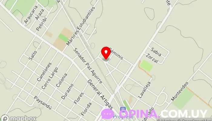 mapa de Clases de apoyo escolar  en Progreso