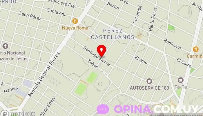 mapa de Clases de Biología Servicio de clases particulares en Montevideo