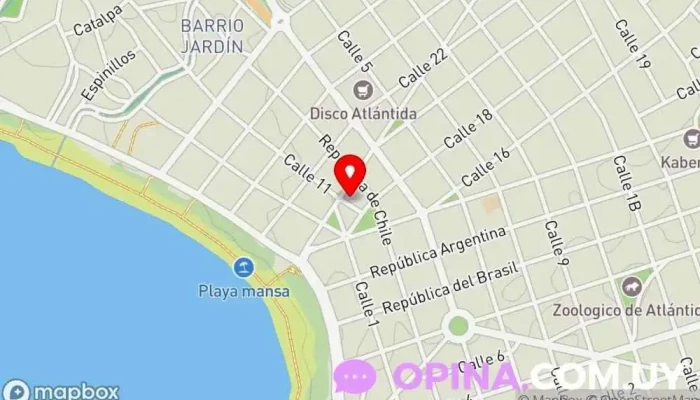 mapa de Clases de Dibujo Y Pintura Escuela en Atlántida