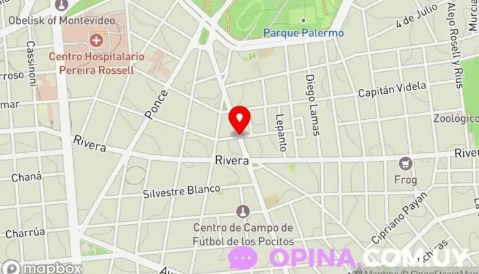 mapa de Clases particulares de Matemáticas y Física Centro escolar en Montevideo