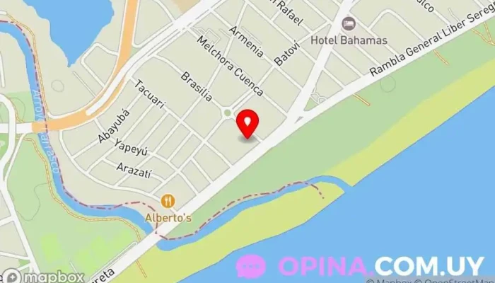 mapa de Clases Particulares De Portugues Academia de idiomas en Ciudad de la Costa