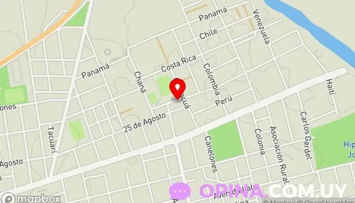 mapa de Clases particulares, fotocopias, impresiones y currículum  en San José de Mayo