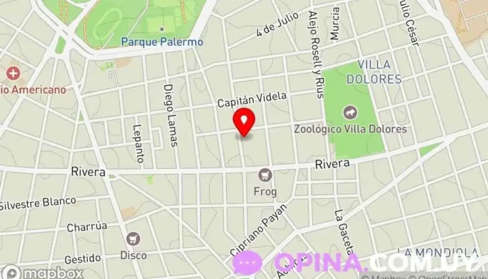 mapa de Clep Clínica ambulatoria en Montevideo