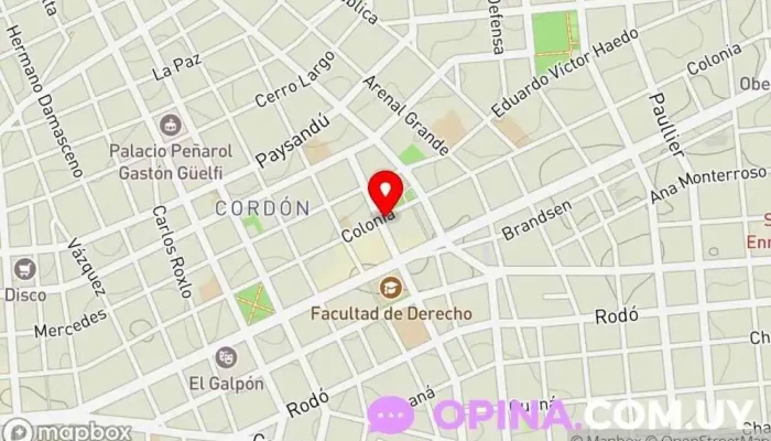 mapa de Clínica Always Smile Clínica dental en Montevideo