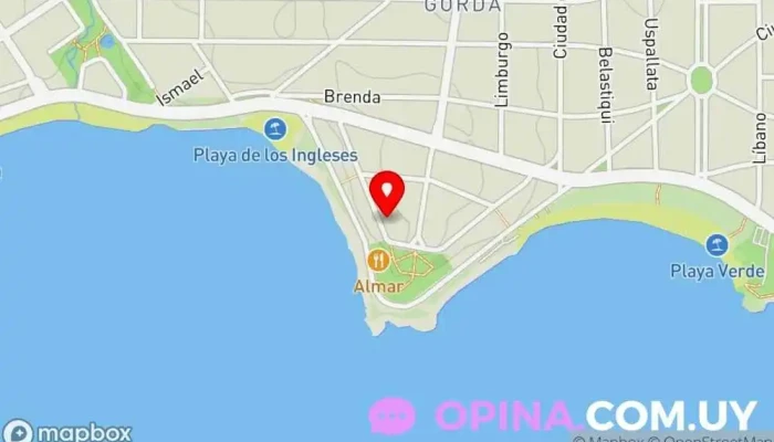 mapa de Clinica Berniger Uruguay - Método Ankshu Clínica ambulatoria en Montevideo